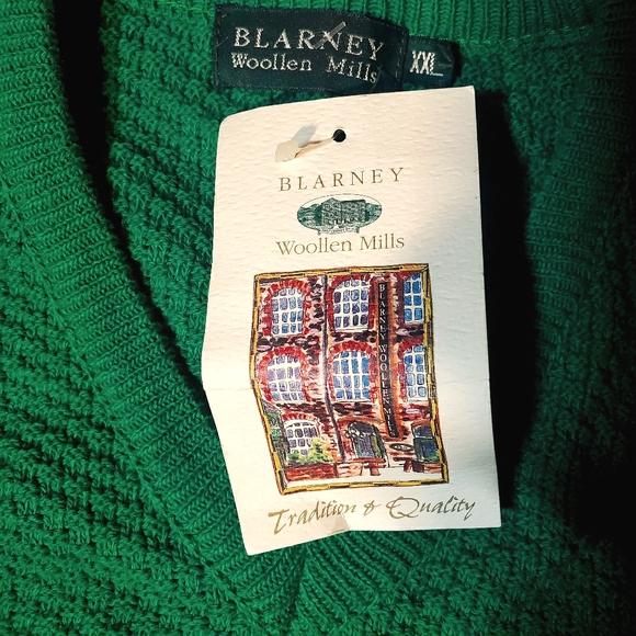 NWT Blarney Woollen Mills "Golf Ireland" sweater - Picture 3 of 7